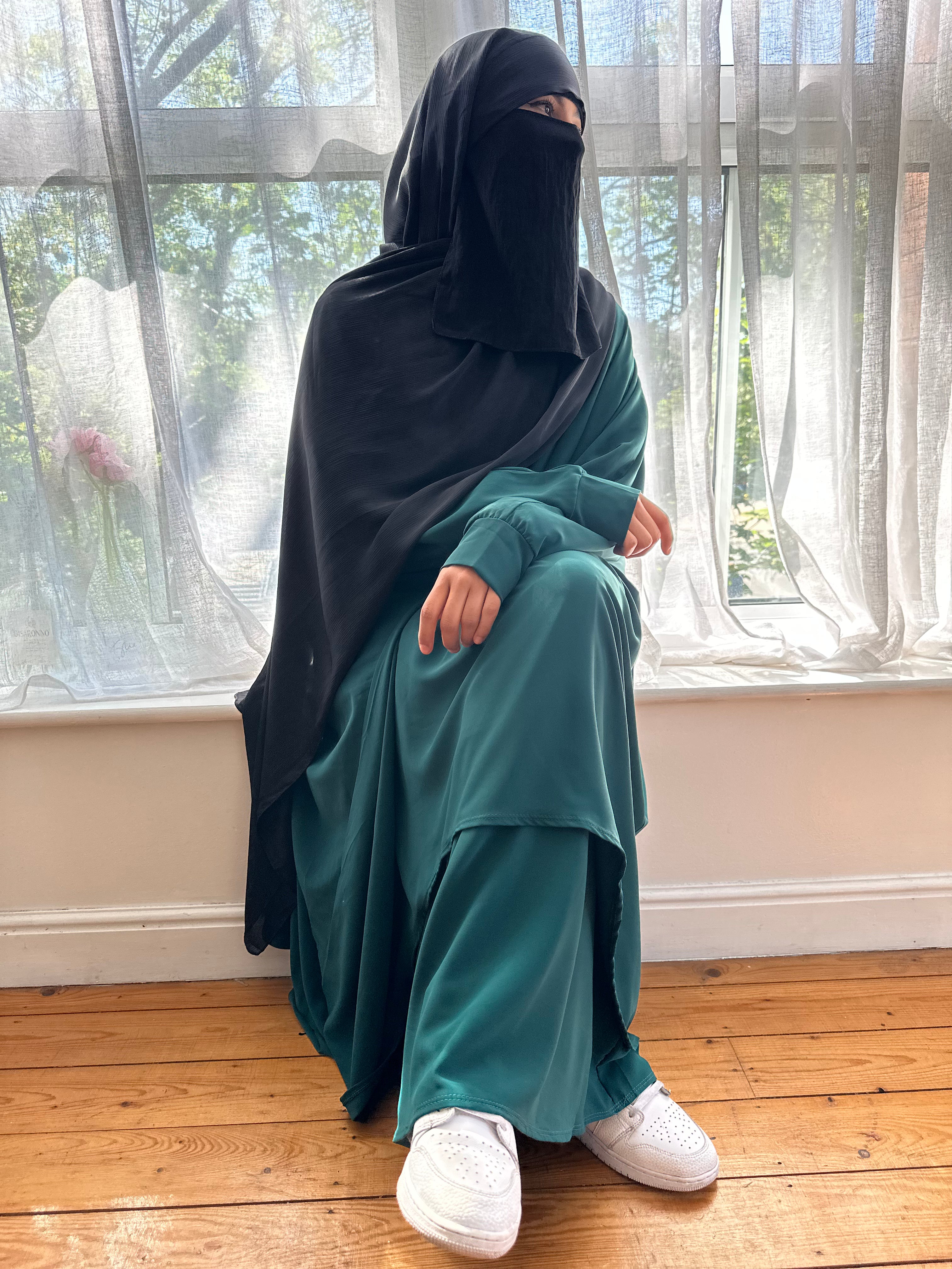JILBAB HEADLESS MOUNA SET DELUXE (+hijab/all colours )
