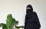 KHAYRA FULL HIJAB 3P SET (hijab + underscarf + niqab )