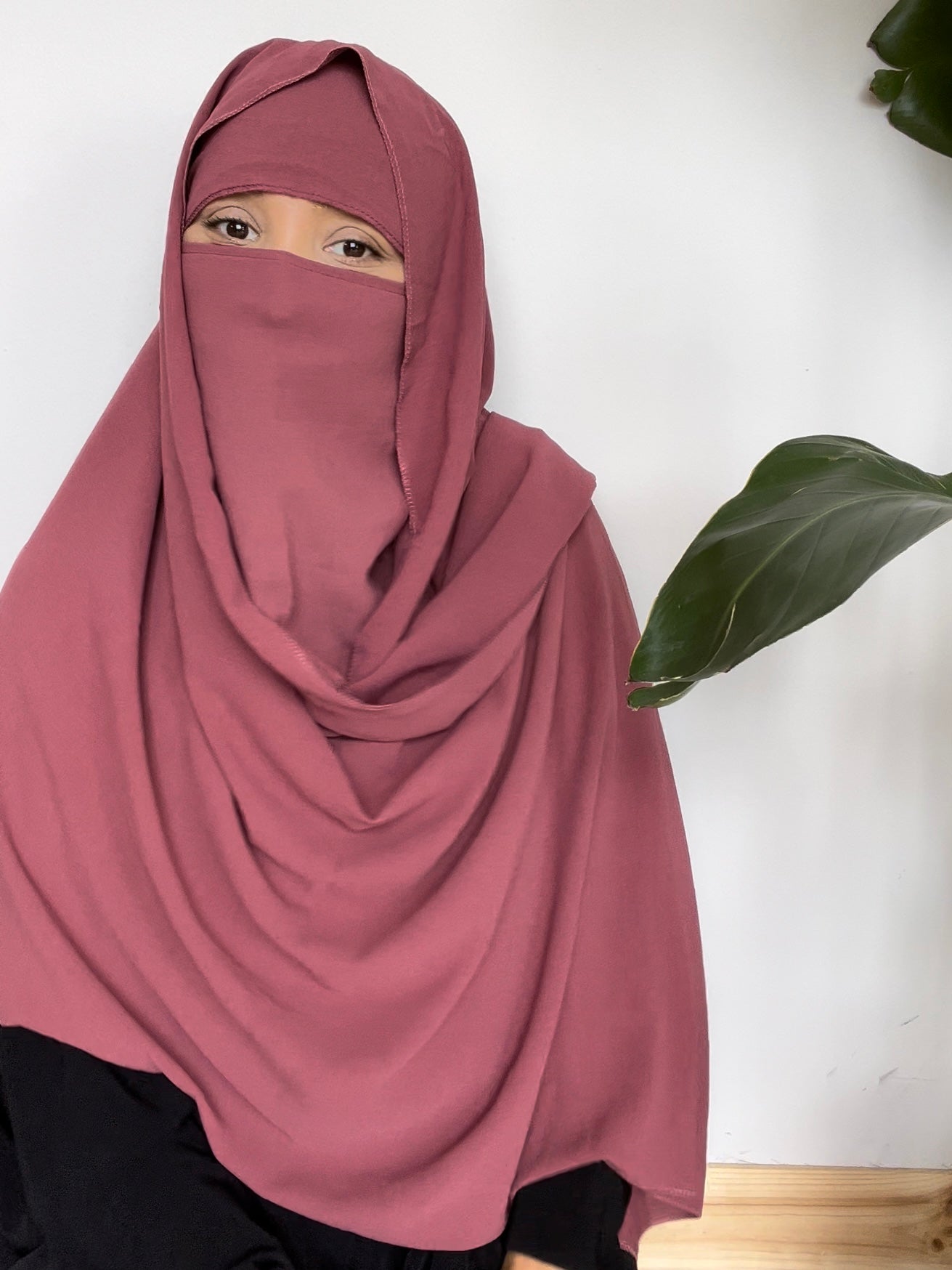 KHAYRA FULL HIJAB 3P SET (hijab + underscarf + niqab )