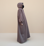 ABAYA HOODIE COAT BARDA KNIT