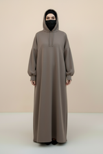 ABAYA HOODIE COAT BARDA KNIT