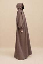 ABAYA HOODIE COAT BARDA KNIT