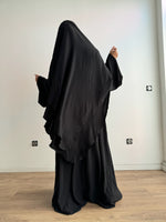 SET ABAYA + KHIMAR 2 LAYERS SUSU