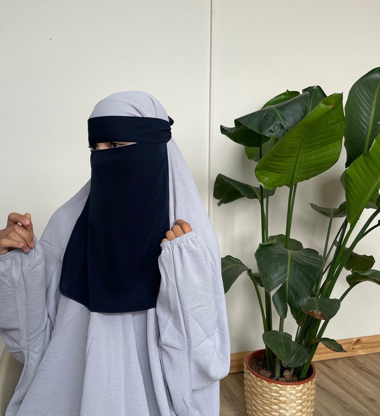 NIQAB 1 LAYER MEDINE SILK