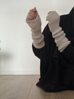 DOUDOU SET WOOL BEANIE & MITTENS KNIT