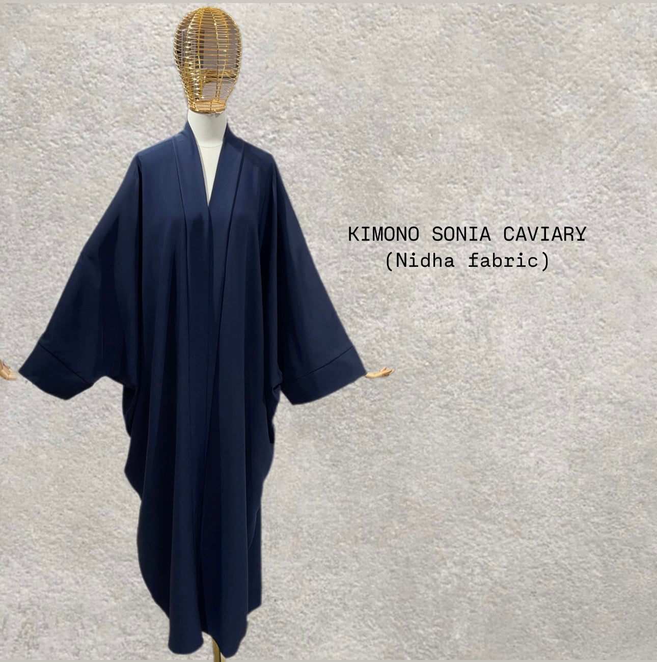 KIMONO JACKET POCKET SONIA CAVIARY