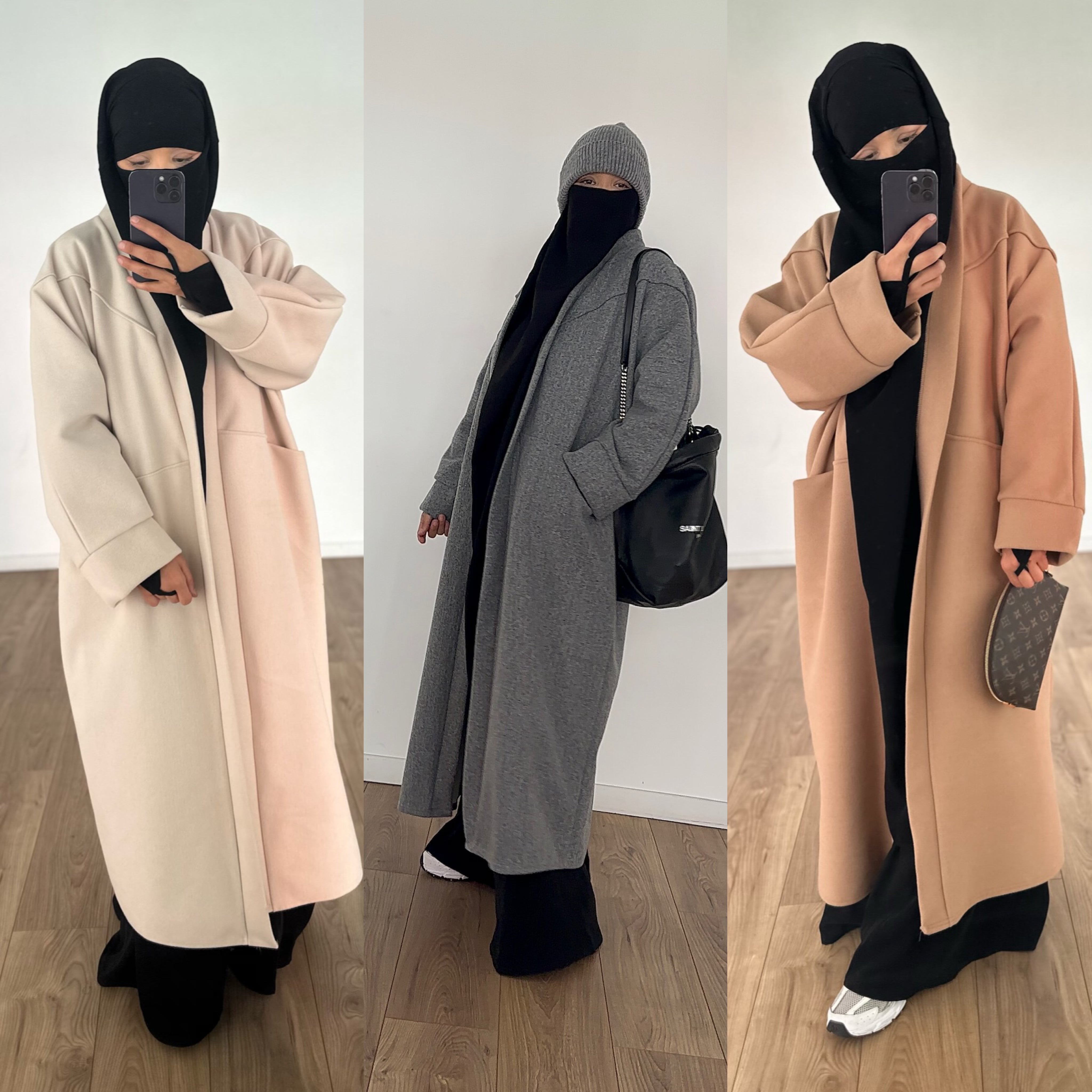 MAXI COAT COCOON knit