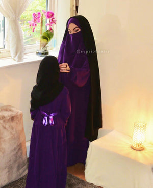 HALF NIQAB CREPE PREMIUM (all colours )