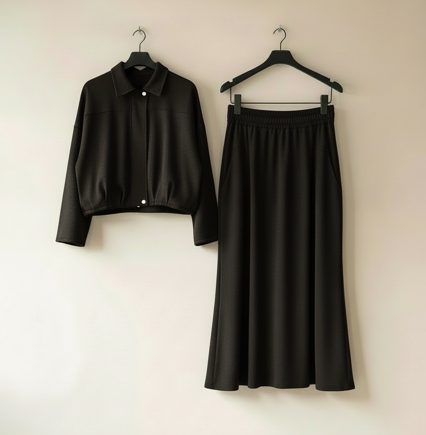 THE JACKET SET JARA (jacket + skirt) premium