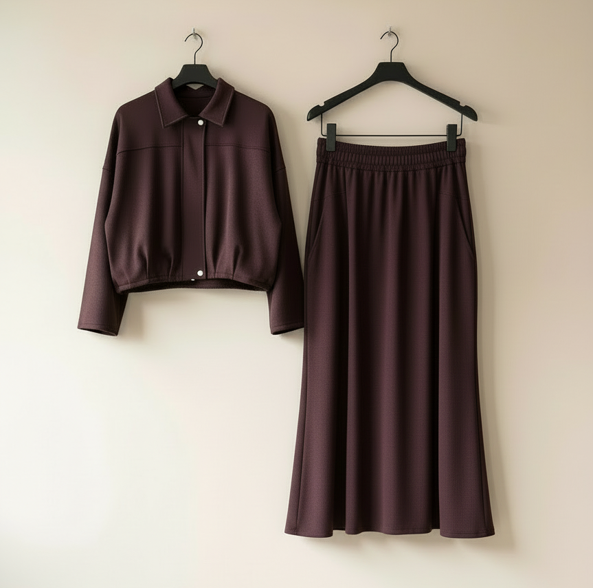 THE JACKET SET JARA (jacket + skirt) premium