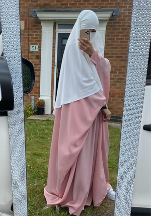 KHIMAR 1 LAYER WAVY THE FARASHA Co (all shades ) Premium