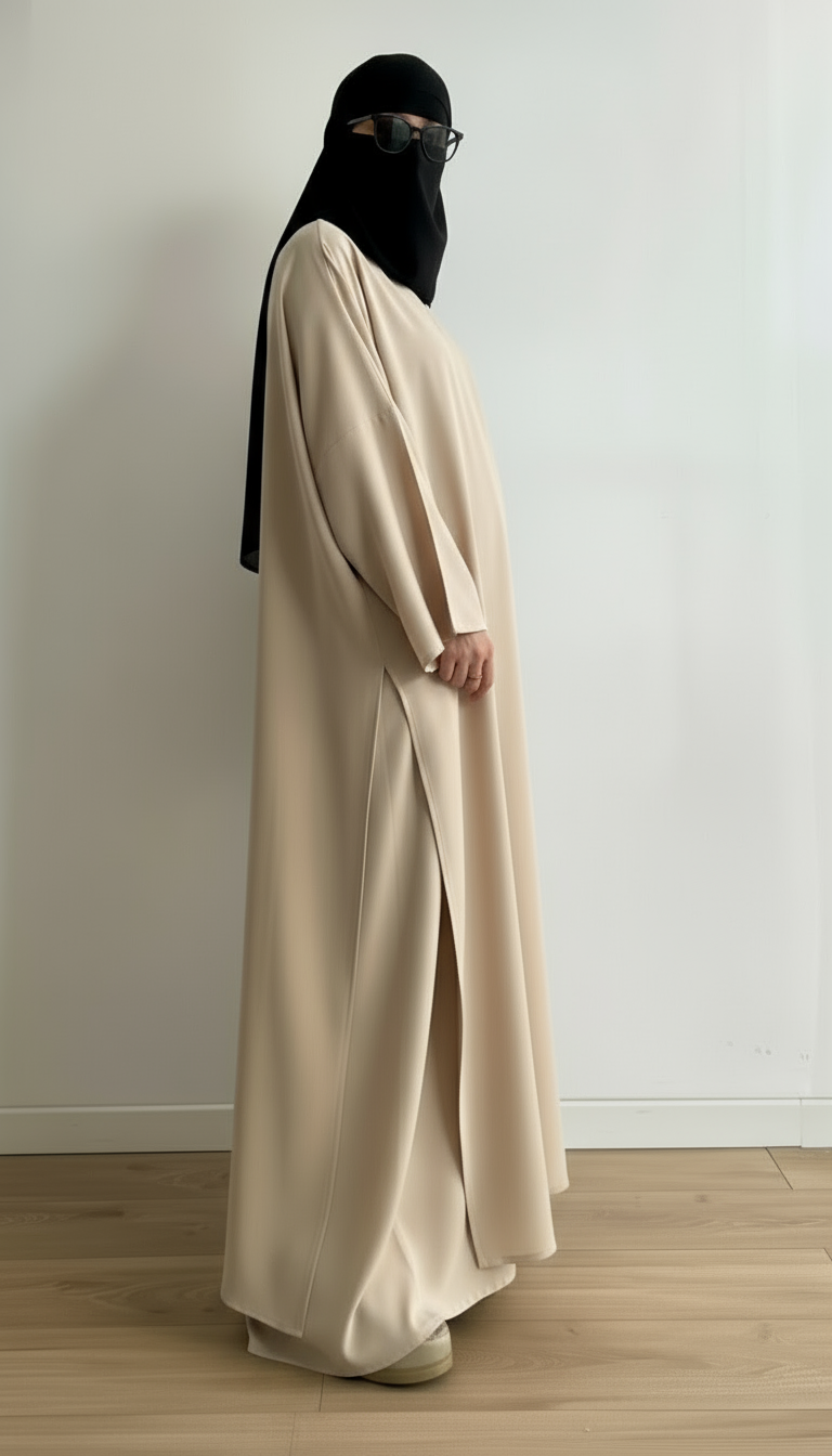 ALYA SUIT SET Long top + skirt (medium fabric )