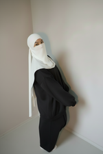 KHAYRA FULL HIJAB 3P SET (hijab + underscarf + niqab )