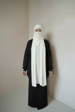 KHAYRA FULL HIJAB 3P SET (hijab + underscarf + niqab )