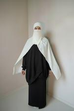 KHAYRA FULL HIJAB 3P SET (hijab + underscarf + niqab )