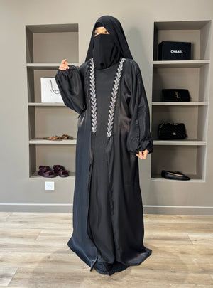 THE MALIKA SET     (ABAYA+KIMONO)