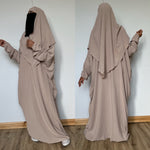 THE SIMPLY HAYYA SET (butterfly abaya + Khimar )