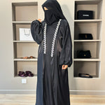 THE MALIKA SET     (ABAYA+KIMONO)