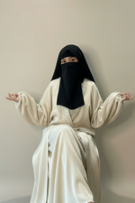 THE MALIKA SET     (ABAYA+KIMONO)