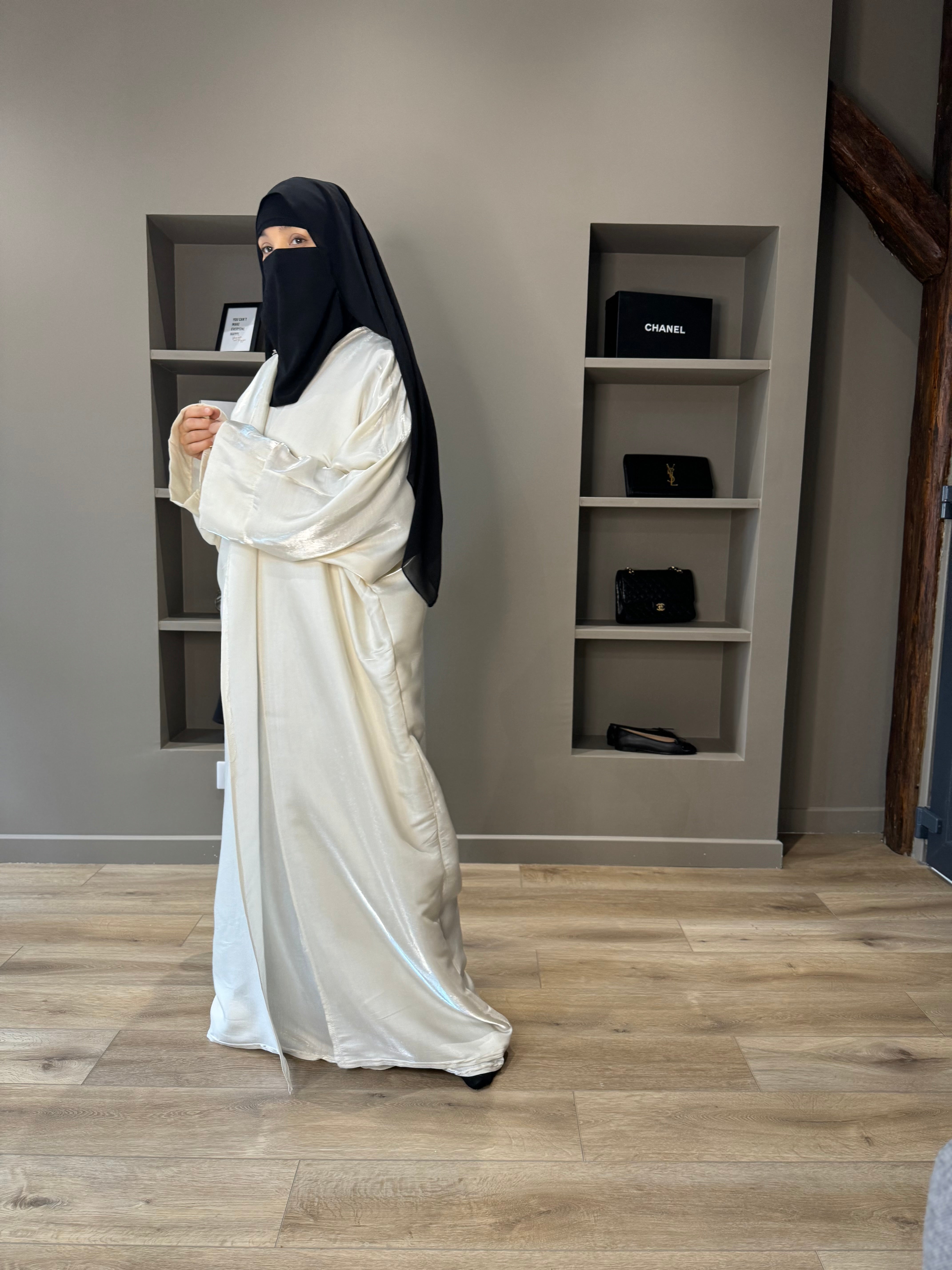 GOLDEN DUST SET PREMIUM (ABAYA+KIMONO)