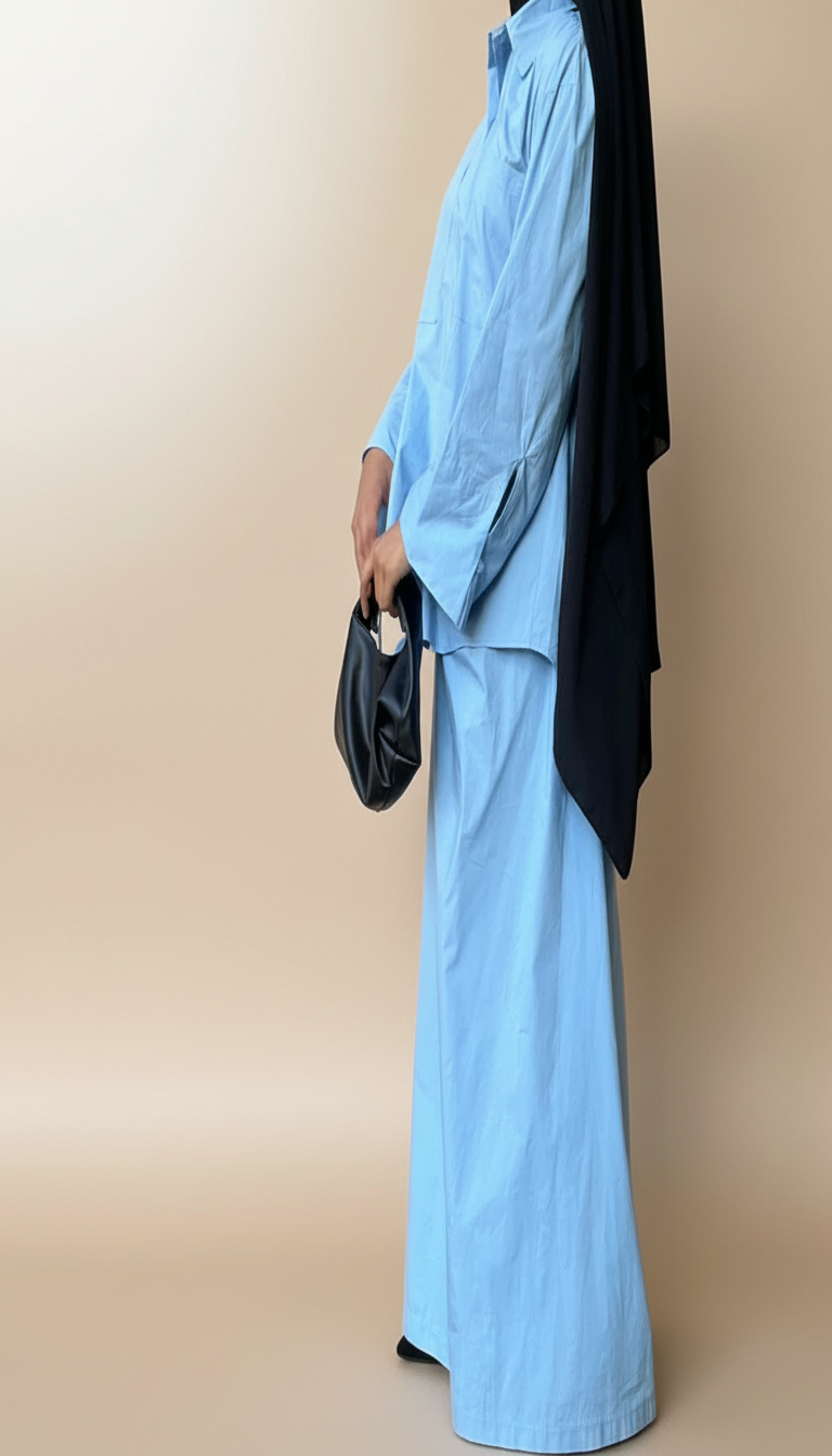 ALMAFI COTTON POCKET SET (Beige)