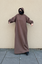 ABAYA HOODIE COAT BARDA KNIT