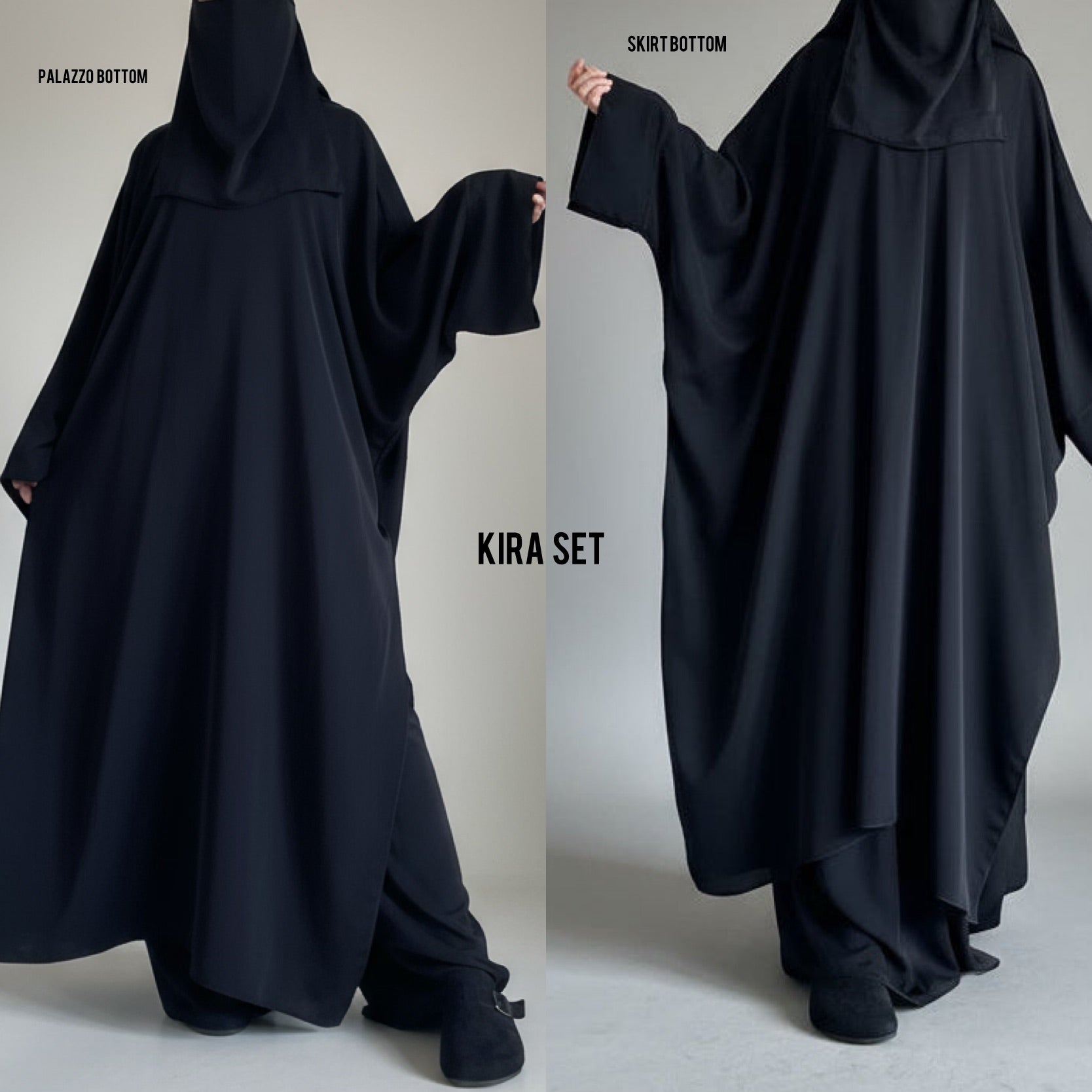 KIRA DELUX SET PREMIUM (Skirt or palazzo) all colours