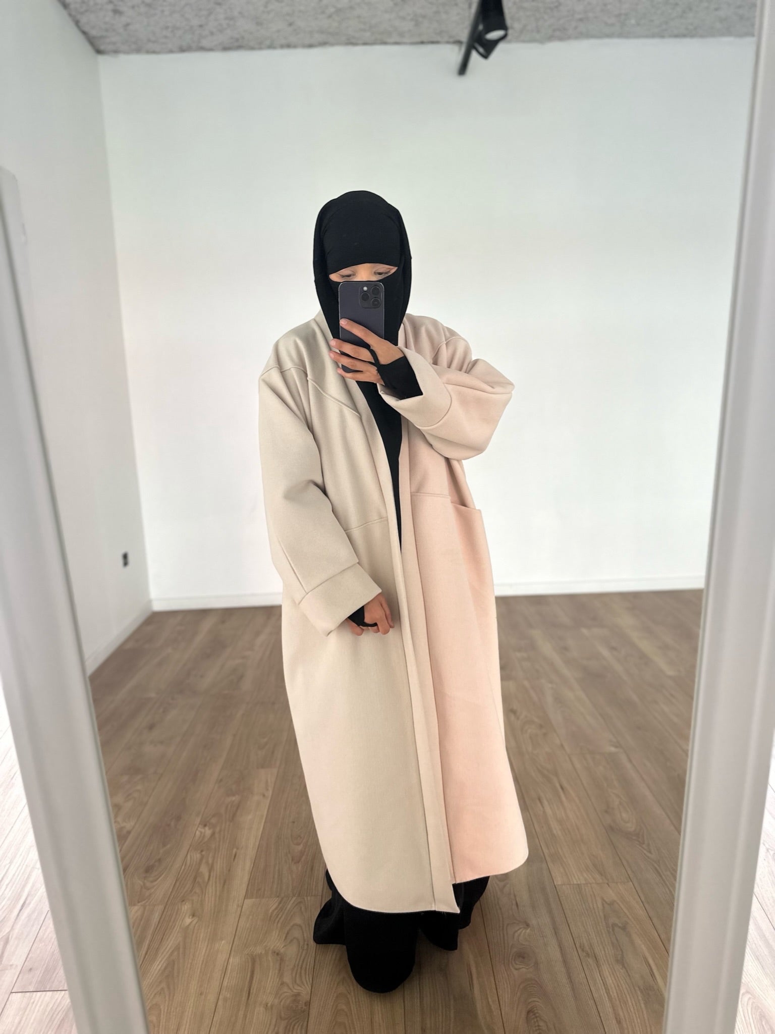 MAXI COAT COCOON knit