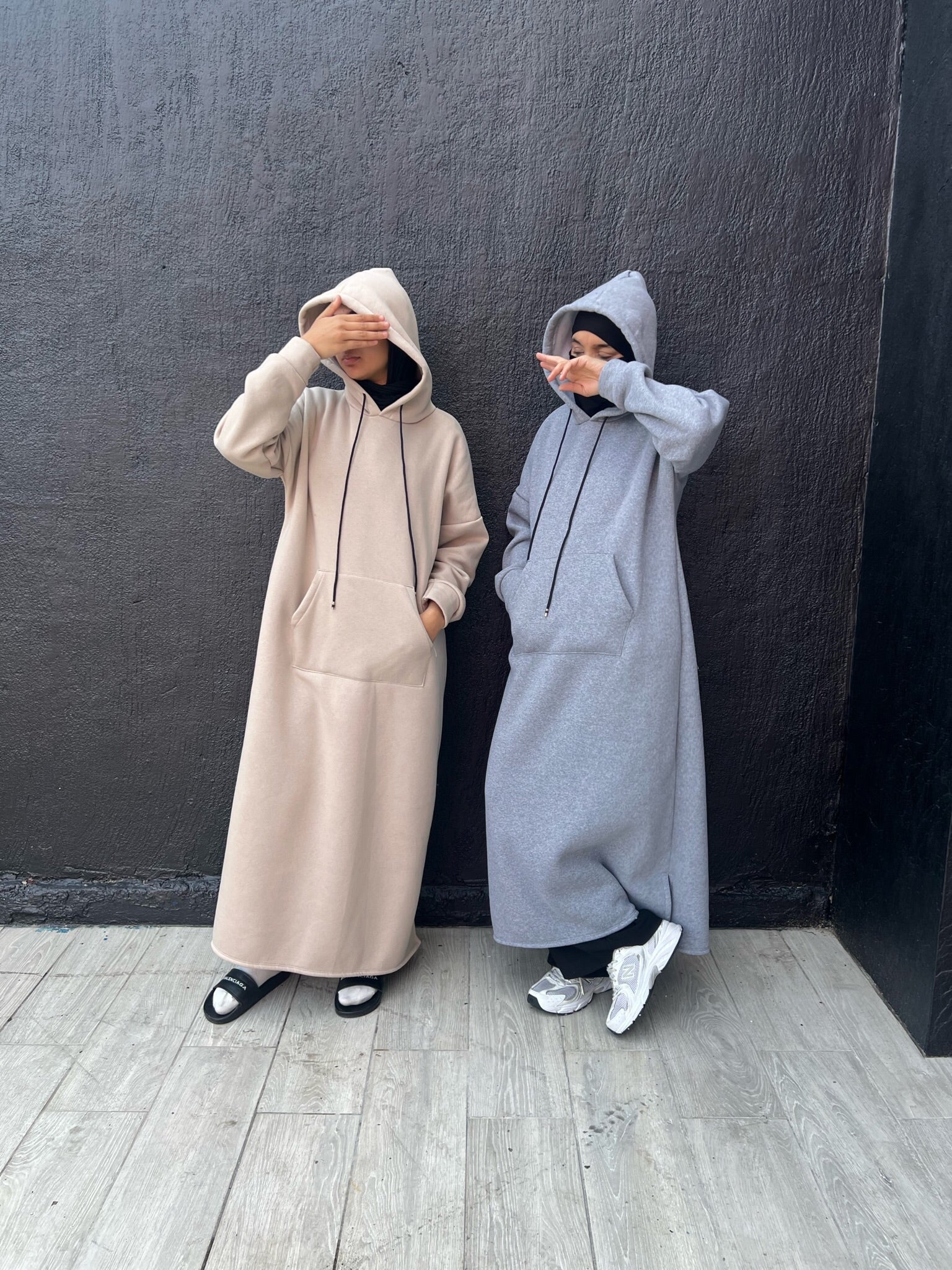 THE LONG HOODIE PETITE (all colours) knit