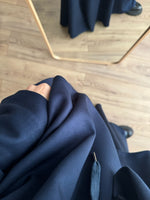 New Safar hoodie set knit Navy tok (top + skirt )