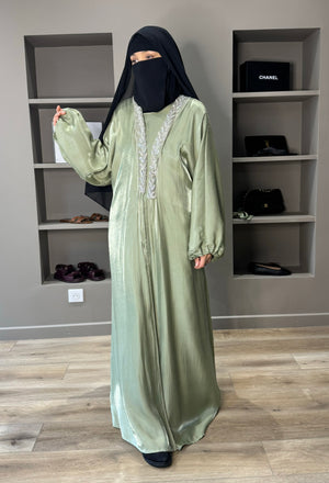 THE MALIKA SET     (ABAYA+KIMONO)