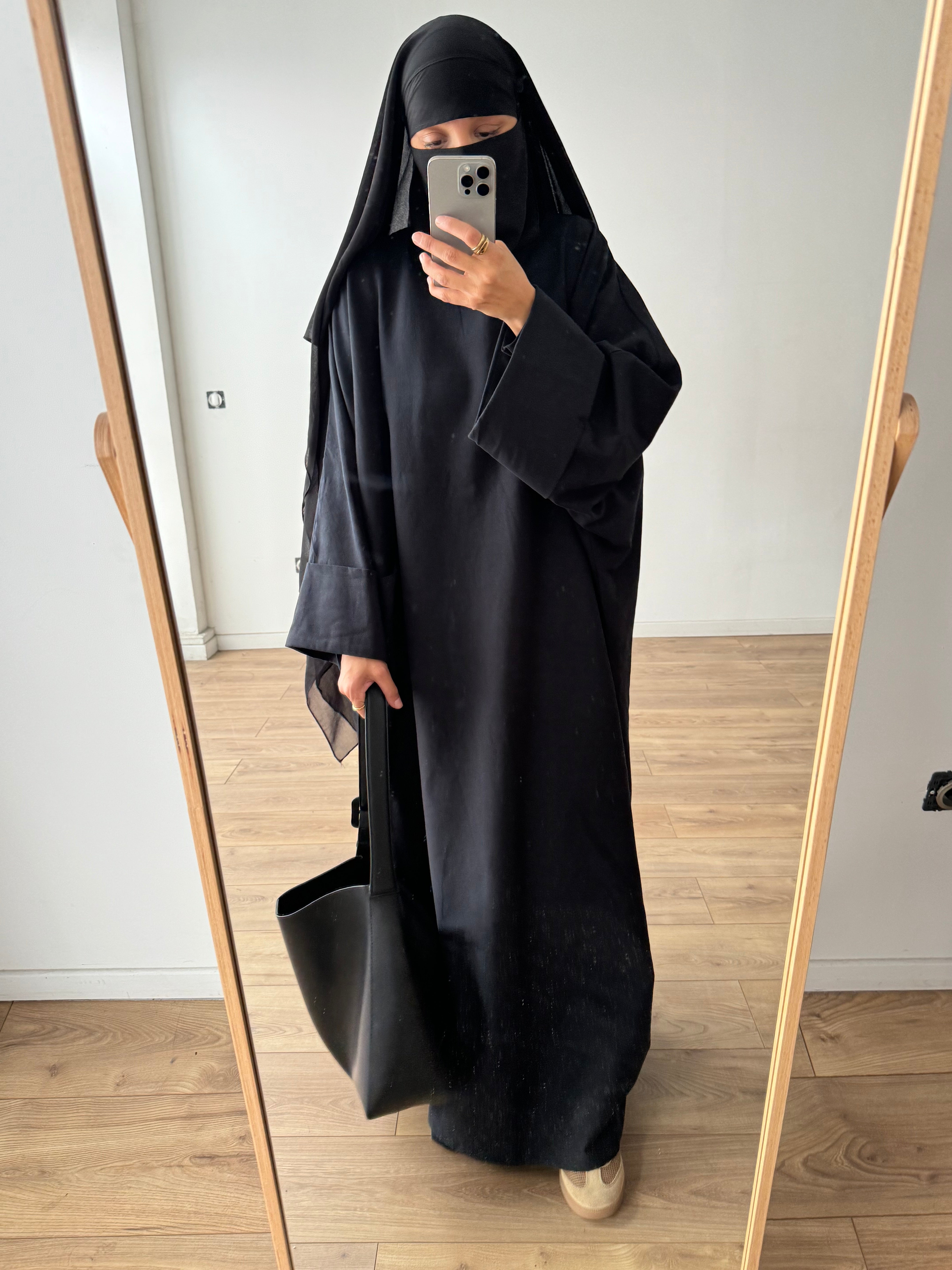 ABAYA CARGO ALAÏA POCKETS