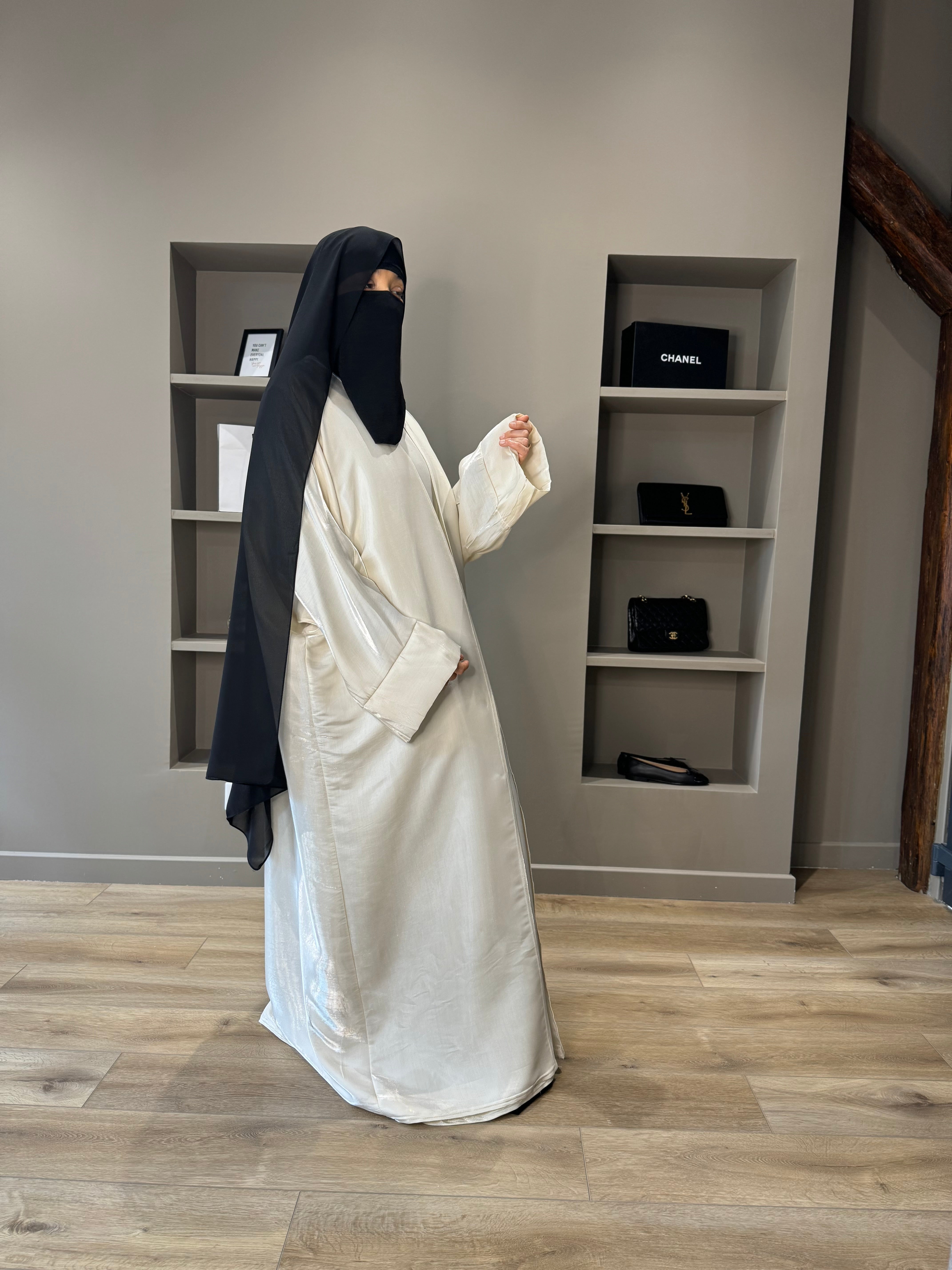 GOLDEN DUST SET PREMIUM (ABAYA+KIMONO)