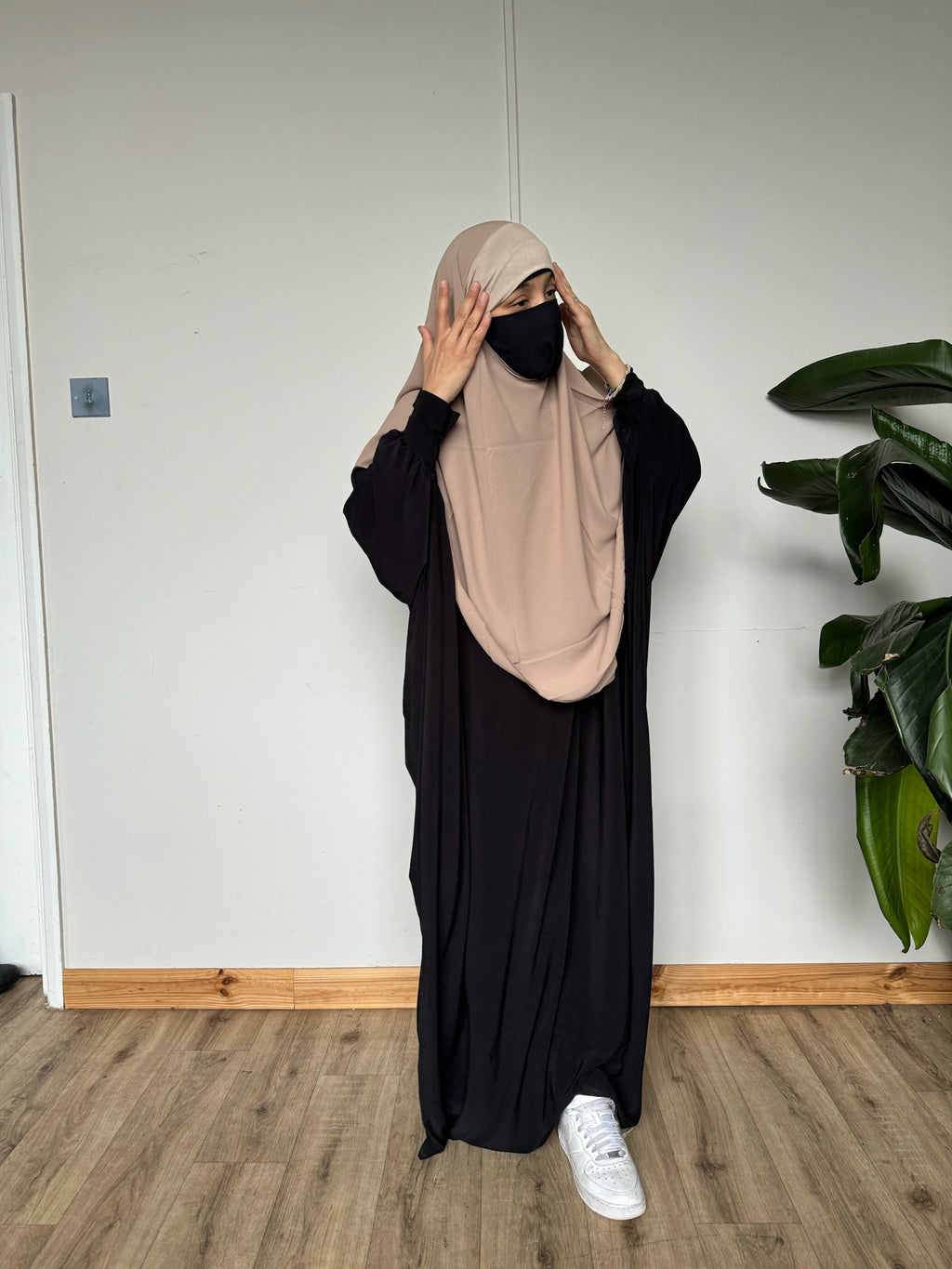 INSTANT KHIMAR CRÊPE HEADBAND INCLUDED