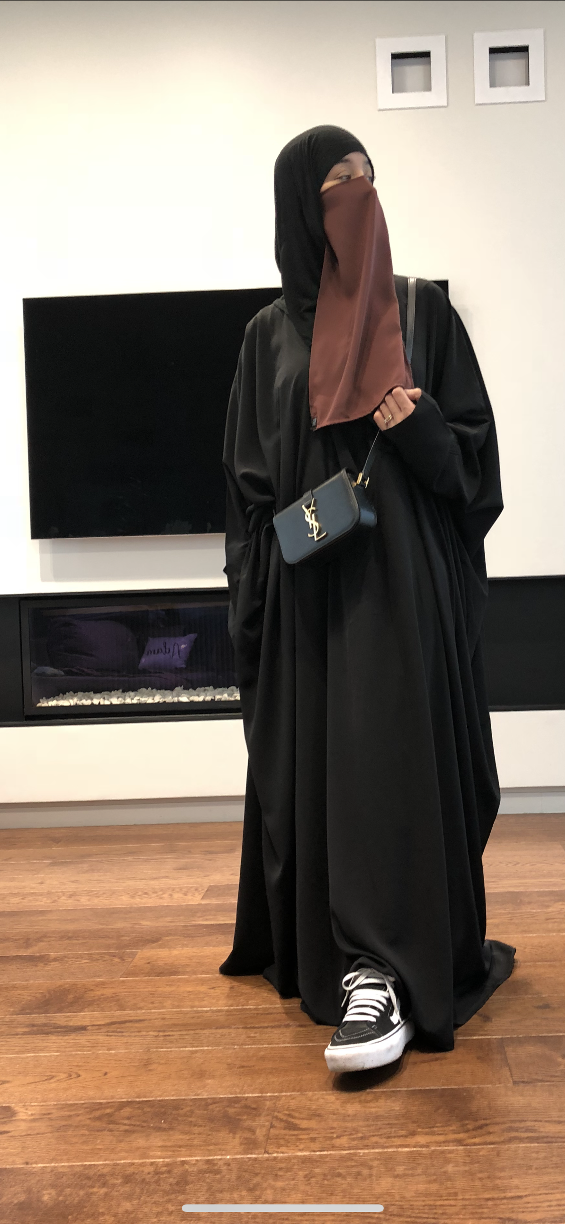 HALF NIQAB CREPE PREMIUM (all colours )