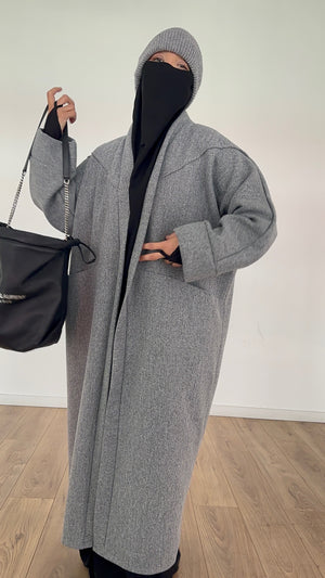 MAXI COAT COCOON PREMIUM knit (all shades )