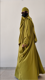 AL MASTURAH ABAYA ZIPP DELUXE ( all colours) premium
