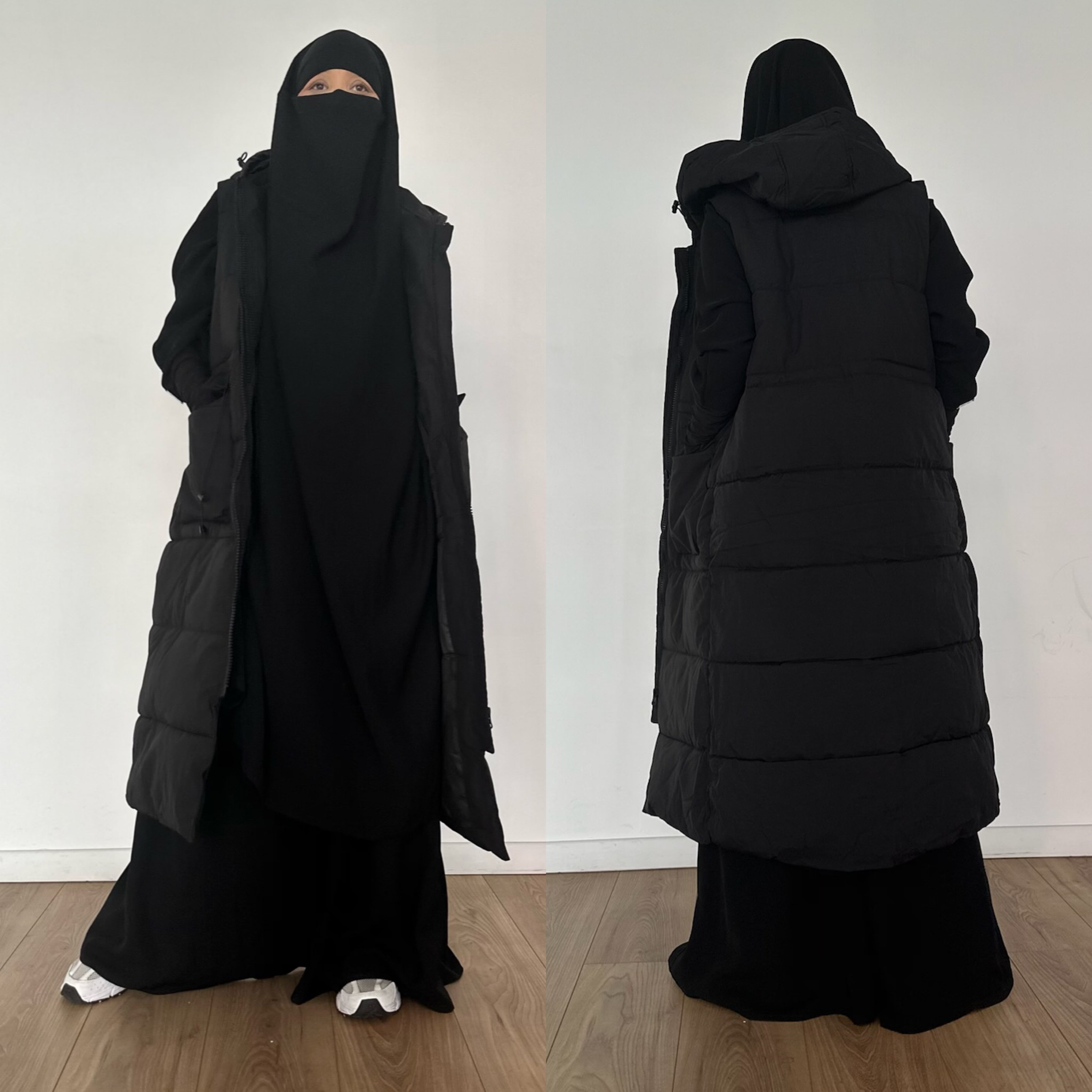 PUFFER COAT SLEEVELESS LYA ( knit )
