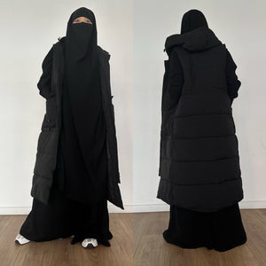 PUFFER COAT SLEEVELESS LYA ( knit )