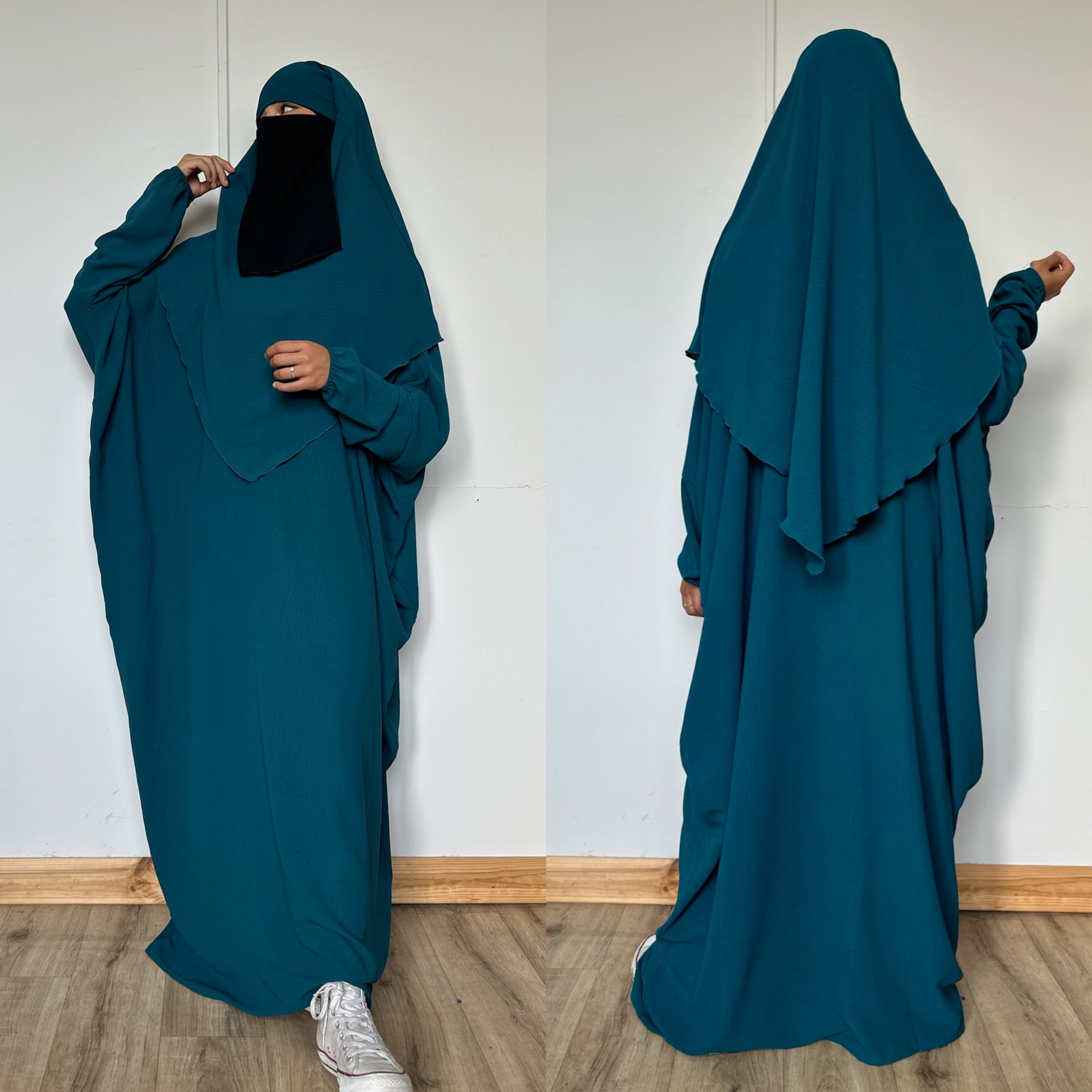 THE SIMPLY HAYYA SET (butterfly abaya + Khimar )