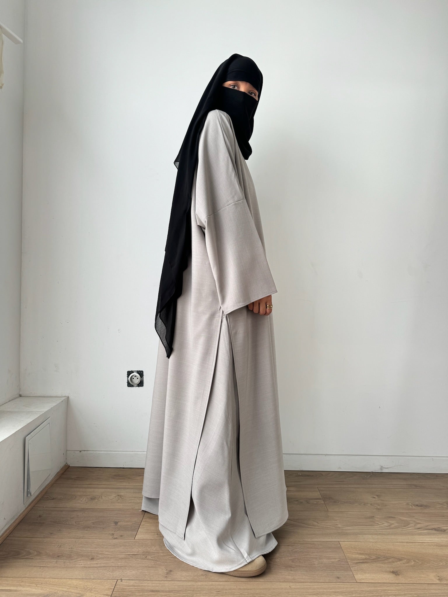 ALYA SUIT SET Long top + skirt (medium fabric )