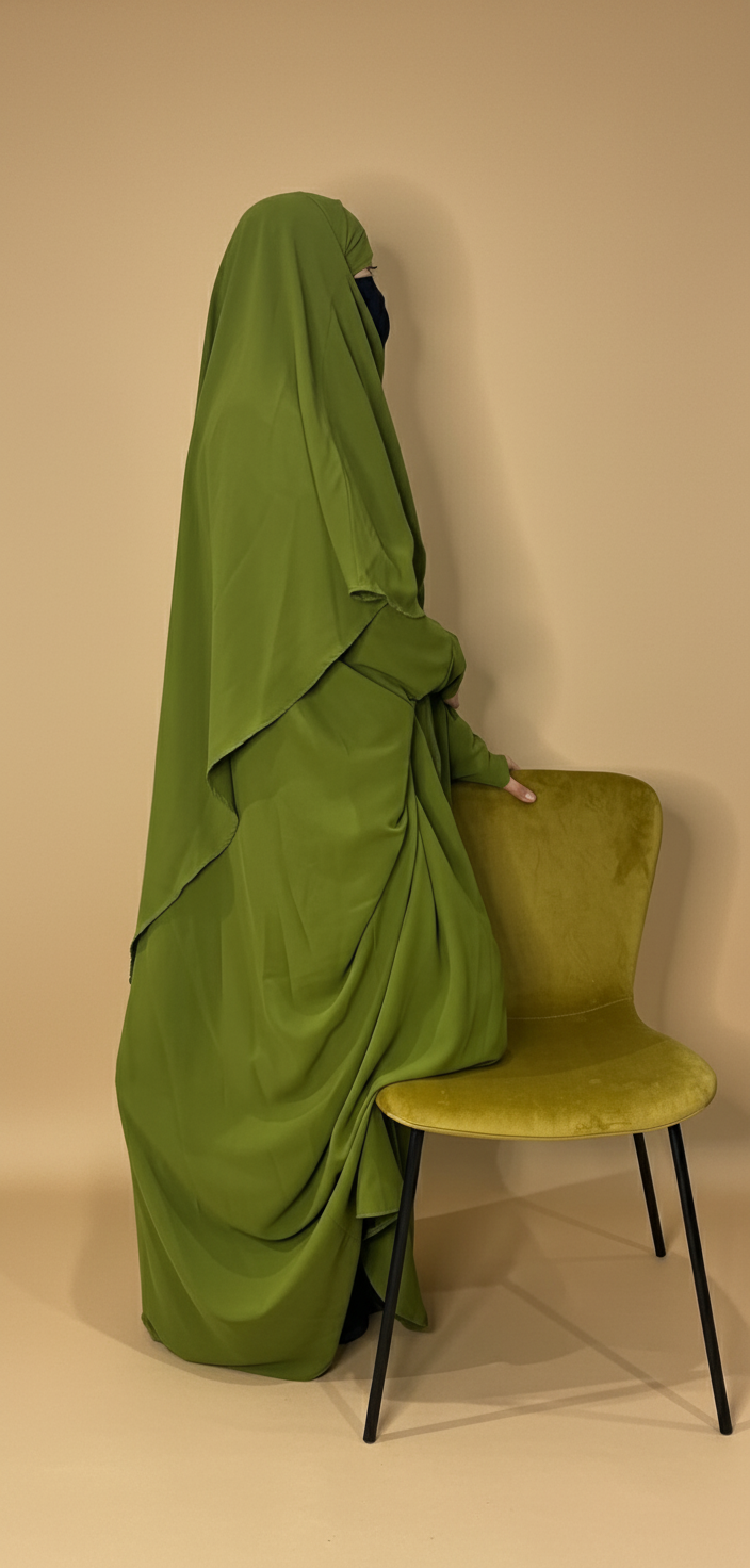 AMANA SET DELUXE (Abaya + Khimar)