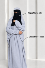 NIQAB 1 LAYER MEDINE SILKY TOUCH