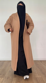 MAXI COAT COCOON knit