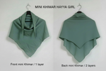 MINI KHIMAR 2 LAYERS girl KIMY