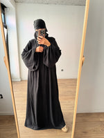 SET ABAYA + KHIMAR 2 LAYERS SUSU