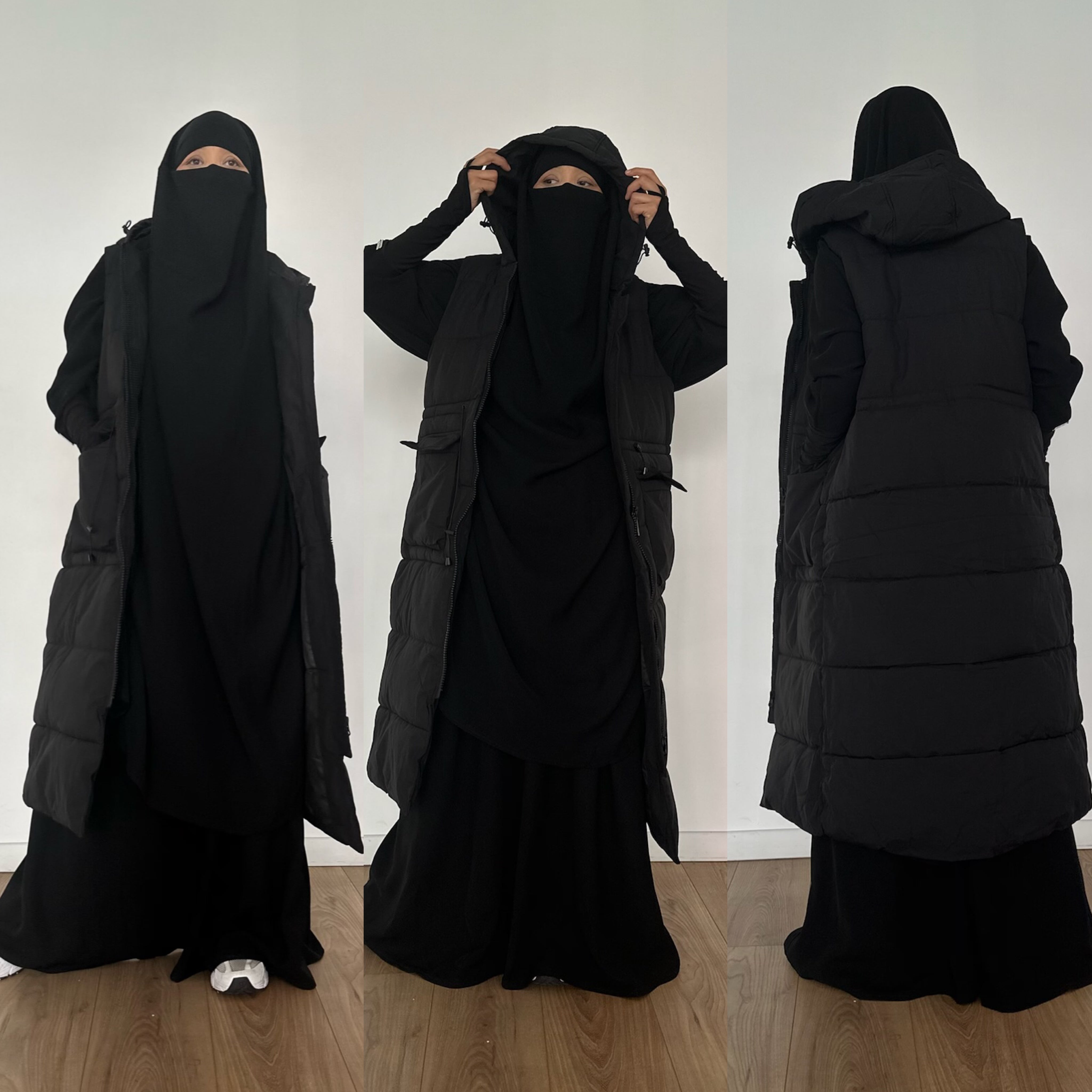 PUFFER COAT SLEEVELESS LYA ( knit )