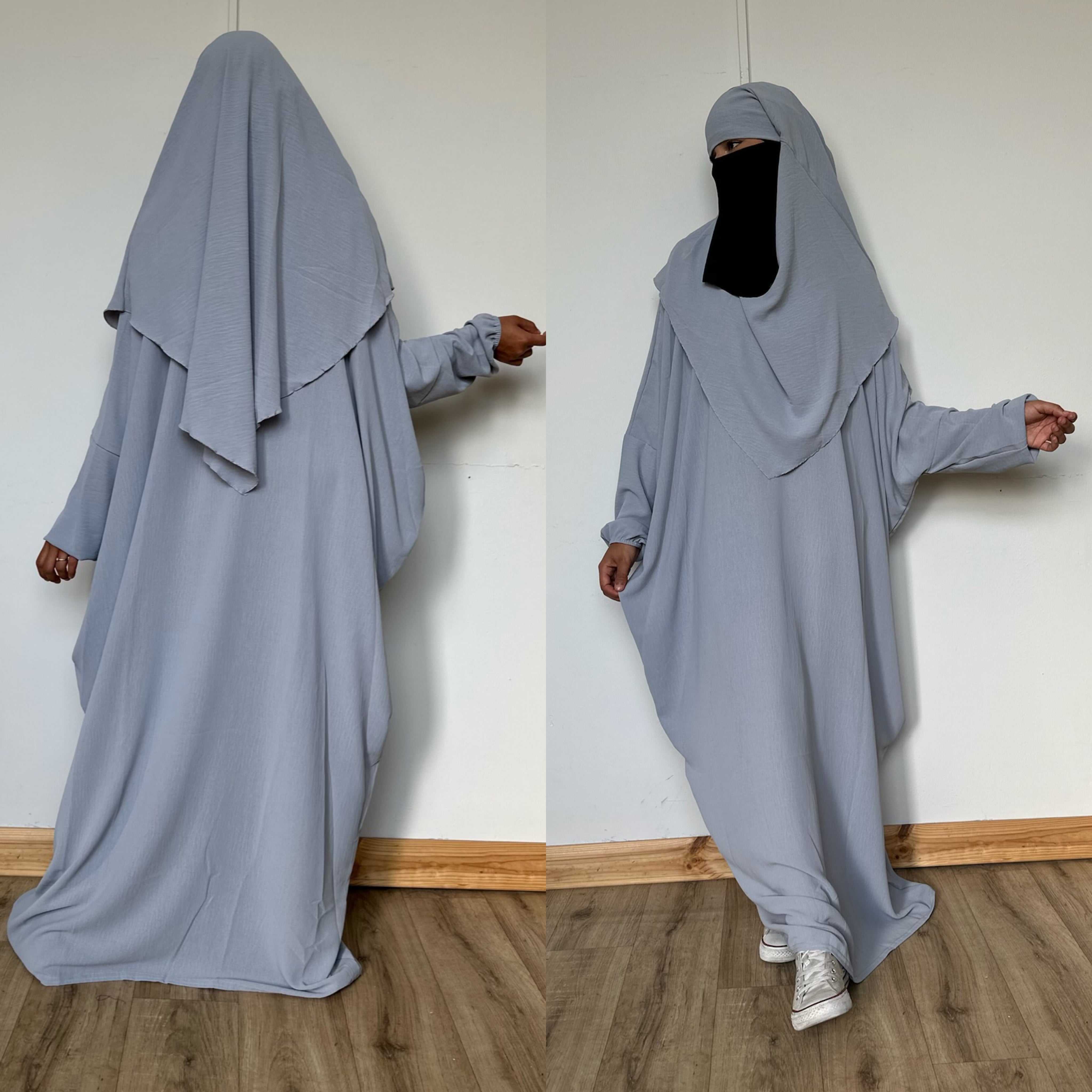 THE SIMPLY HAYYA SET (butterfly abaya + Khimar )