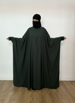 AL MASTURAH ABAYA ZIPP DELUXE ( all colours) premium