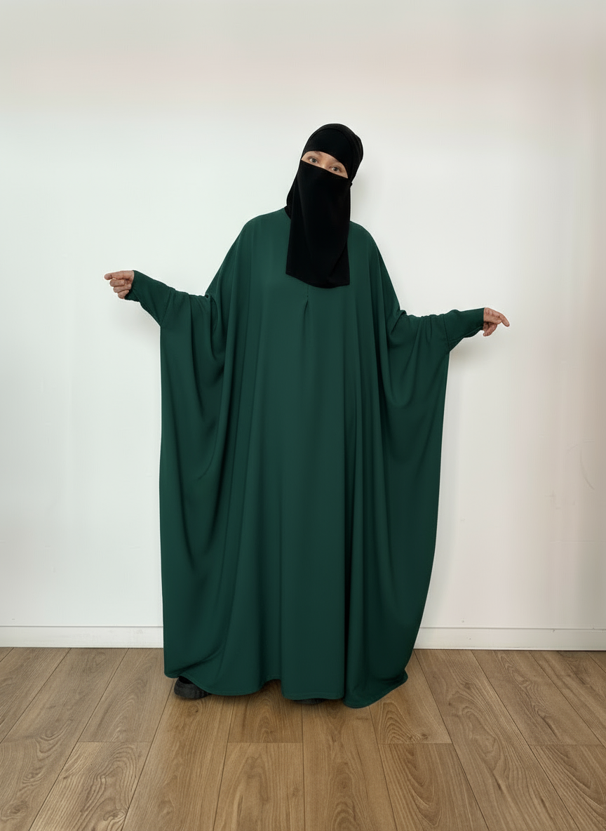 AL MASTURAH ABAYA ZIPP DELUXE ( all colours) premium